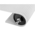 Pás Series 1100 Flush Grid Nub Top Indent, PP bílý 25 mm, š=279 mm, L=10 m