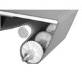 Pás Series 1100 Flush Grid PP bílý, L=4 m š=305 mm