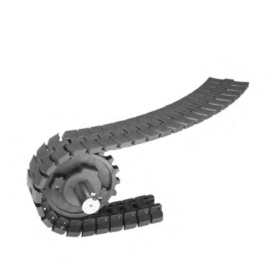 Pás SERIES 4009 85 mm SIDEFLEXING FLAT TOP BLUE ACETAL BELT balení 3m