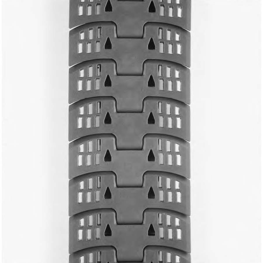 Pás SERIES 4009 85 mm SIDEFLEXING FLUSH GRID ACETAL modrý balení 3 m
