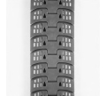 Pás SERIES 4009 85 mm SIDEFLEXING FLUSH GRID ACETAL modrý balení 3 m