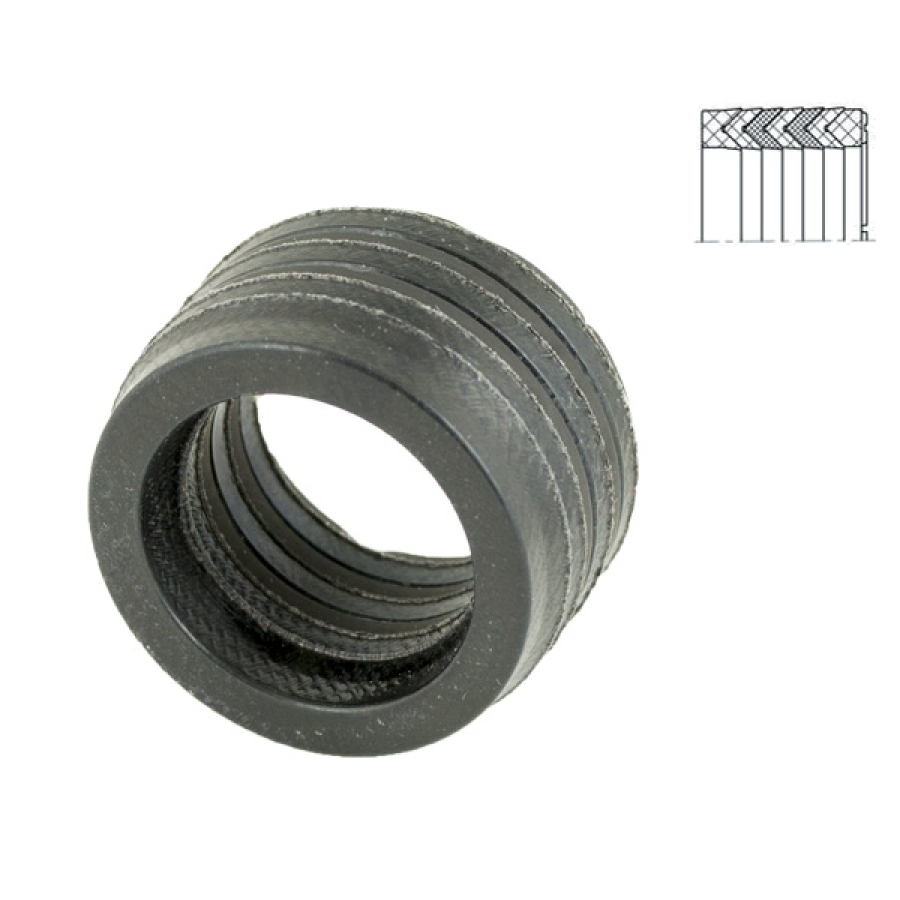 Pístnicové těsnění SDS01 3/2 12x22/18,5 NBR F 90/NBR90
