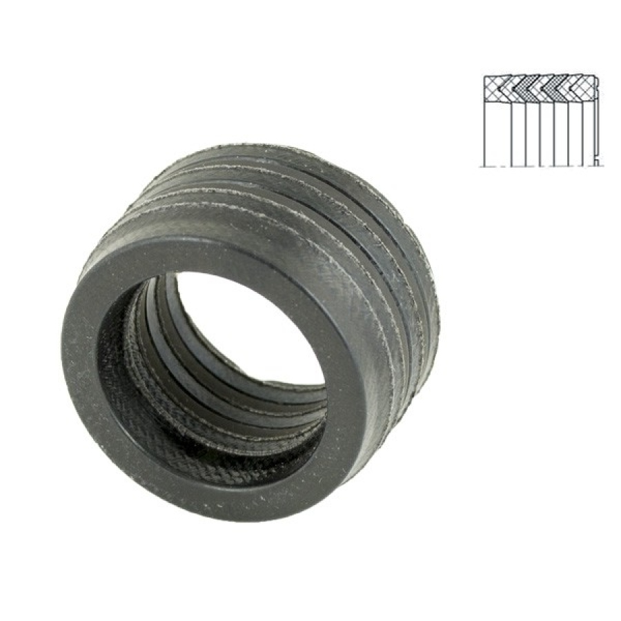 Pístnicové těsnění SDS01 3/2 20x30/18,5 NBR F 90/NBR90