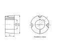 Pouzdro upínací TB 1108-19 Taper Lock