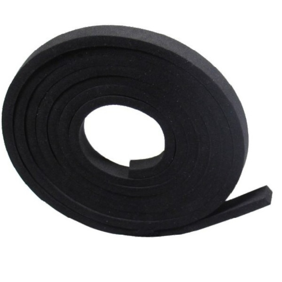 Profil mikroporézní obdélníkový 3x10 mm, EPDM, -40°C až +100°C černý