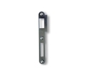 Protiplech dveřní K 180 Levý, pro zámek s roztečí 90 mm, bílý zinek