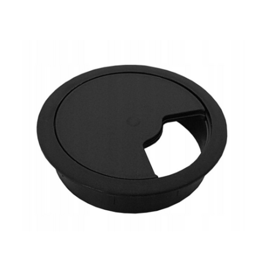 Průchodka na kabel plast 60 mm, černá