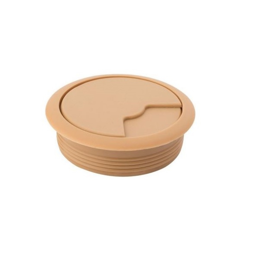 Průchodka na kabel plast 60 mm,dub