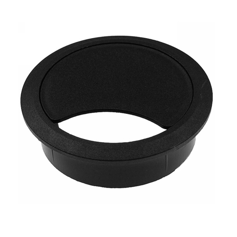 Průchodka na kabel plast 70 mm, černá