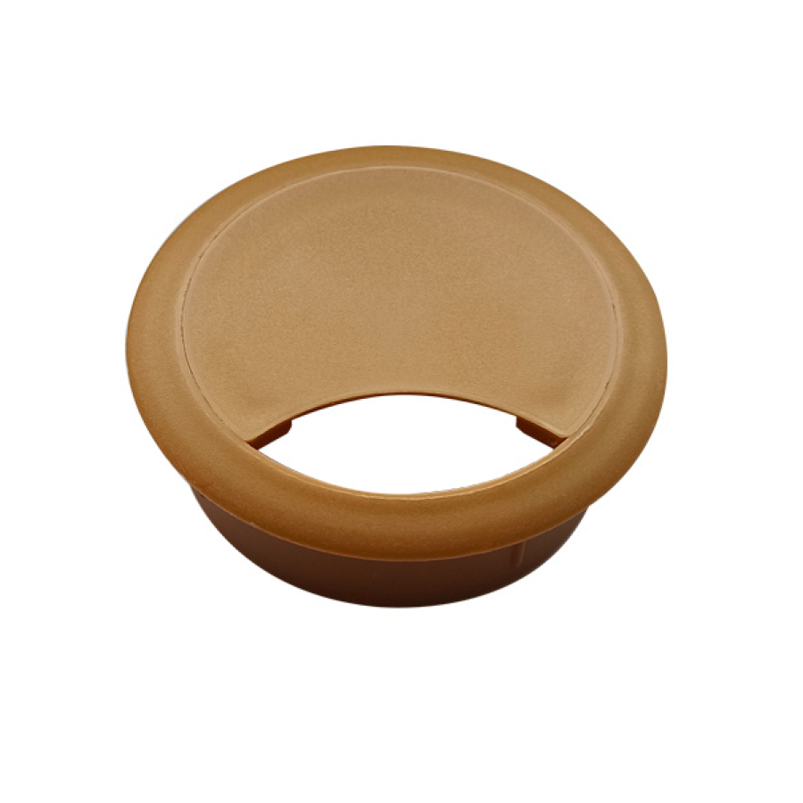 Průchodka na kabel plast 70 mm, dub, buk