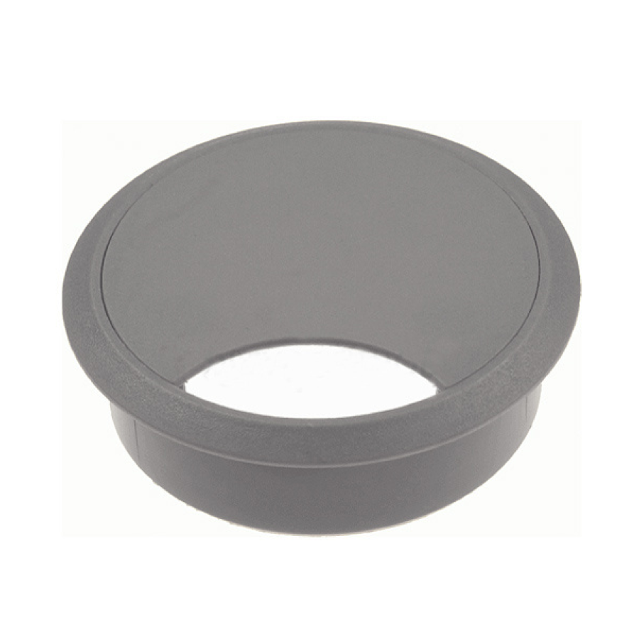Průchodka na kabel plast 70 mm, šedá