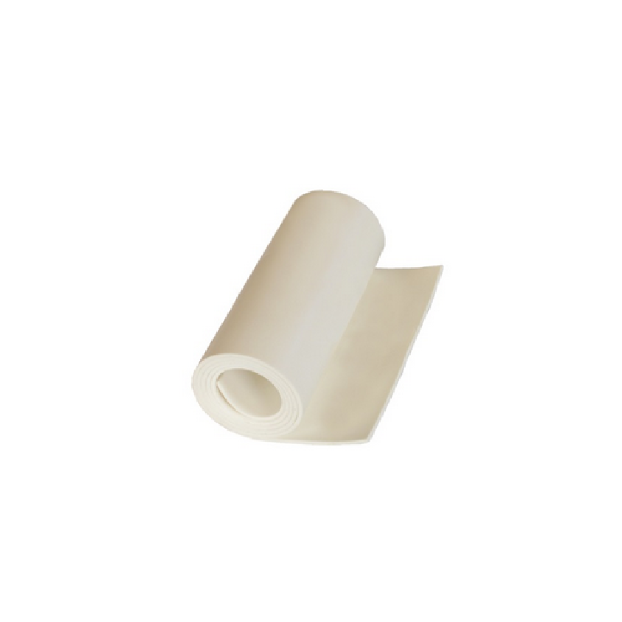 Pryž MVQ 60°Sh 5 mm - FDA bílá -60°/+230°C (bílý silikon)
