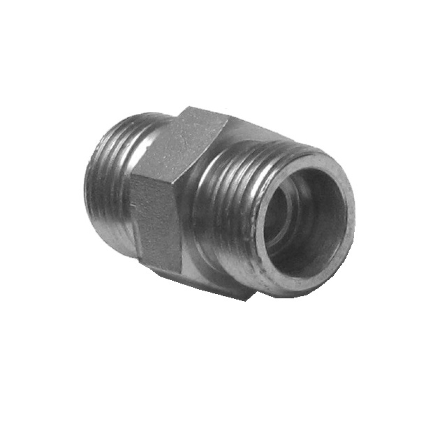 Redukce hydraulická M12x1,5 vnější - M12x1,5 vnější, pozink 315 bar