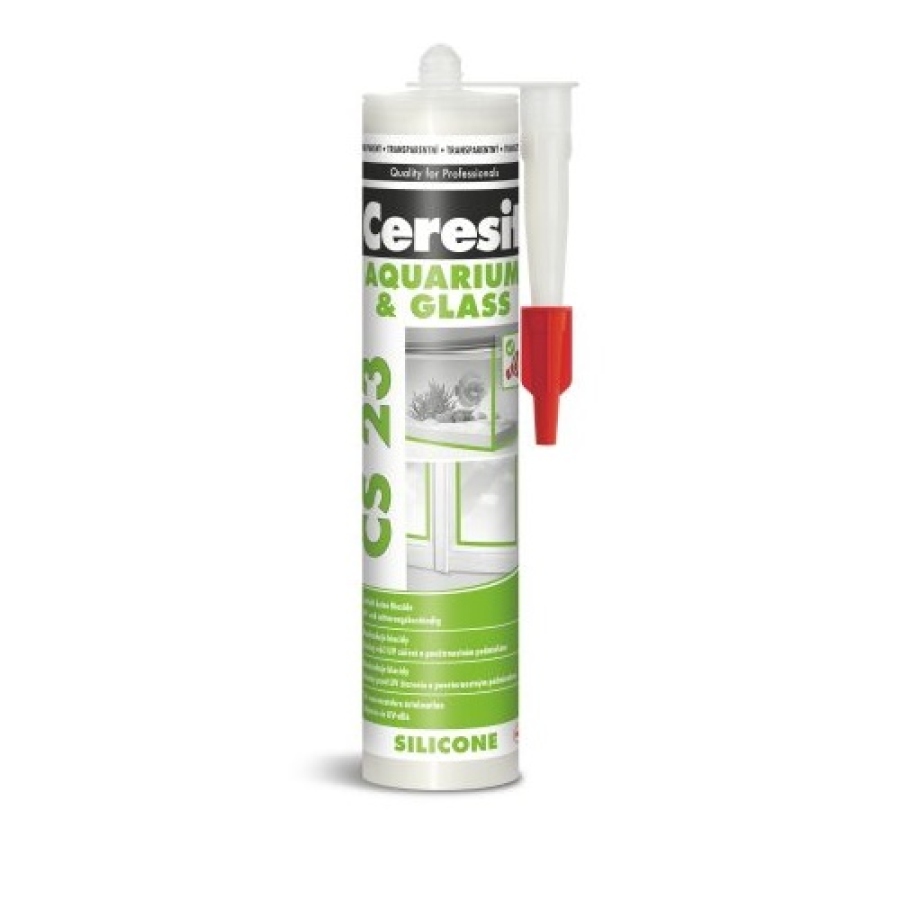 Silikon Ceresit Aquariom a Glass CS23 310 ml na sklo, černý