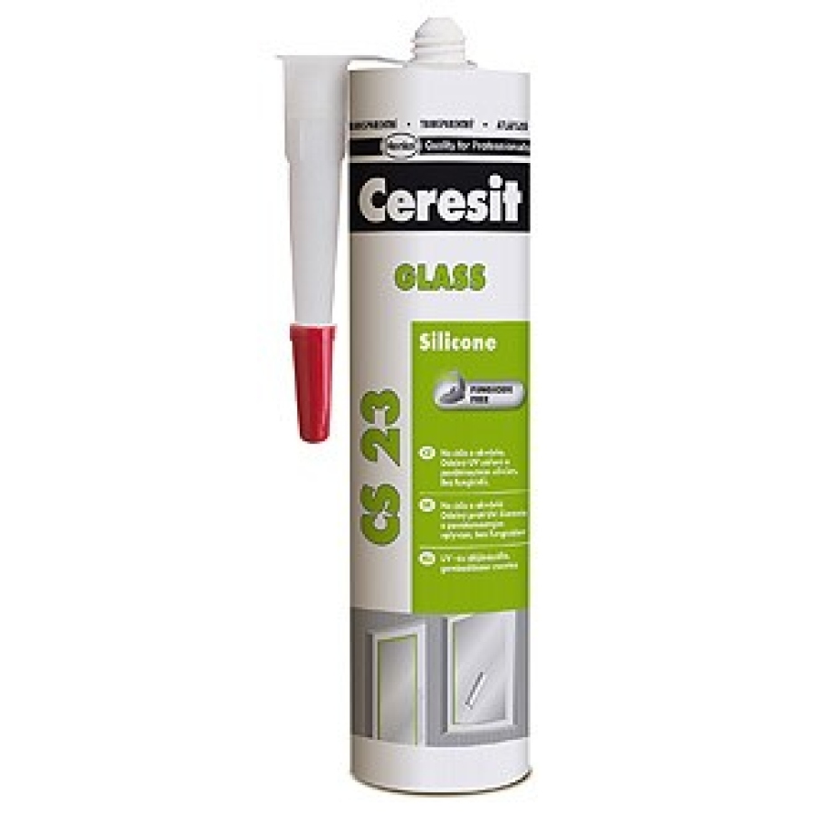 Silikon Glass Ceresit Aquarium a Glass CS23 310 ml na sklo, transparentní