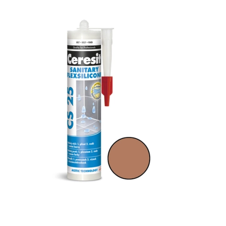 Silikon Sanitary Ceresit CS25 280ml, bahama