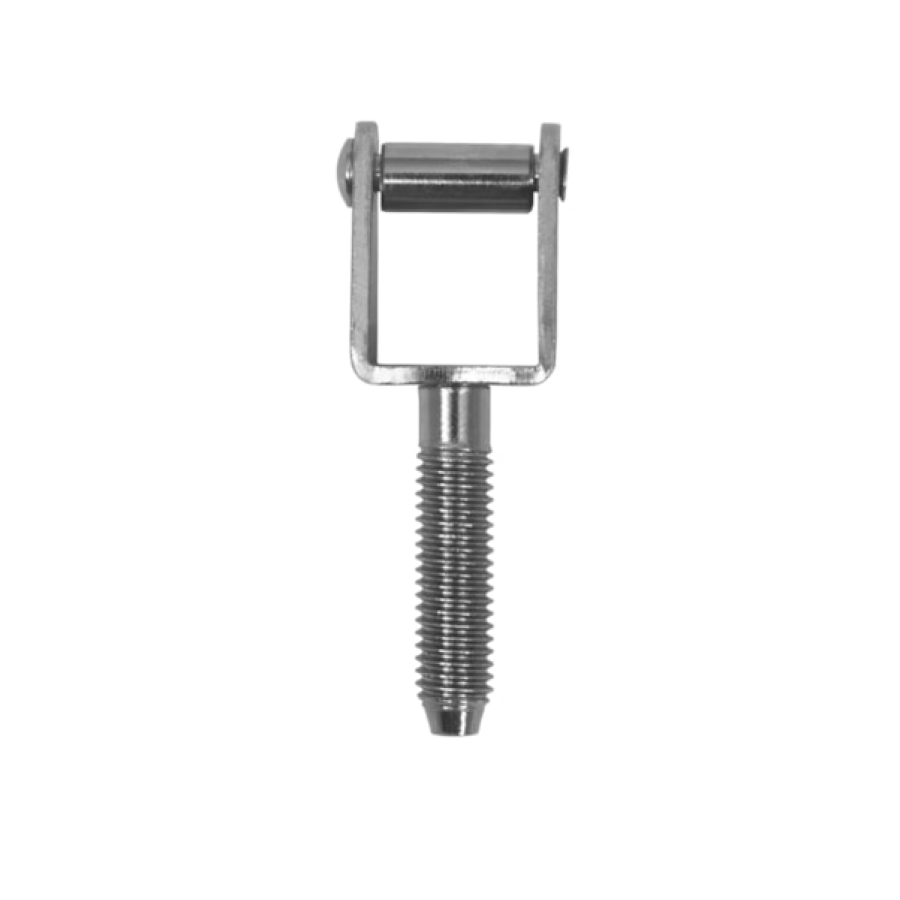 Skoba okenní k zašroubování M8x34,5 modrý zinek