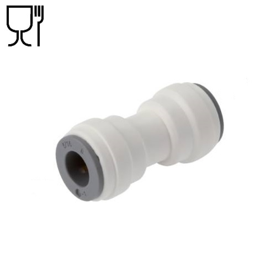 Spojka nástrčná 12 mm - 12 mm POM FDA