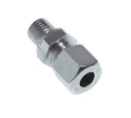 Šroubení přímé se zářezným kroužkem M10x1 kónický - 8 LL ( M12x1,5 ) ocel pozink