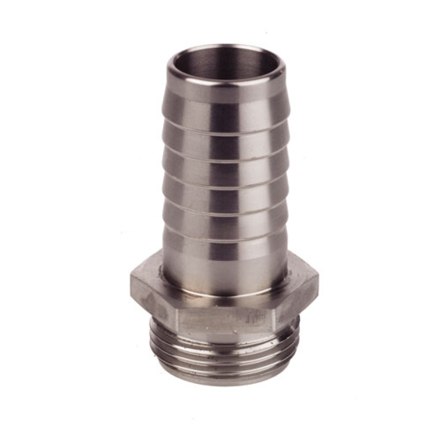 Šroubení s trnem na hadici, nerez 1/2x13 mm