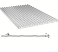 Pryž podlahová rýhovaná GM5 SBR70 černá tl. 3 mm - šíře 1200 mm