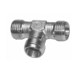 T-spojka T90 DIN2553-24° 3x M18x1,5 - 12 mm, 315 bar (L), ocel pozink