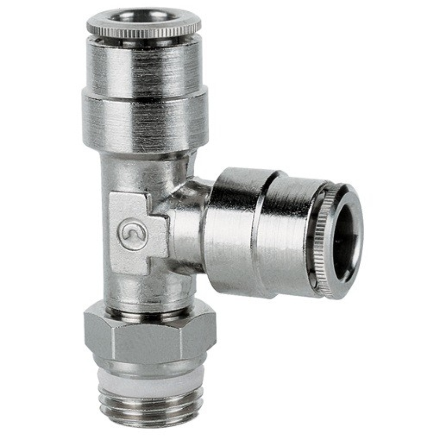 T-šroubení nástrčné s teflonovým těsněním S6440-10-3/8