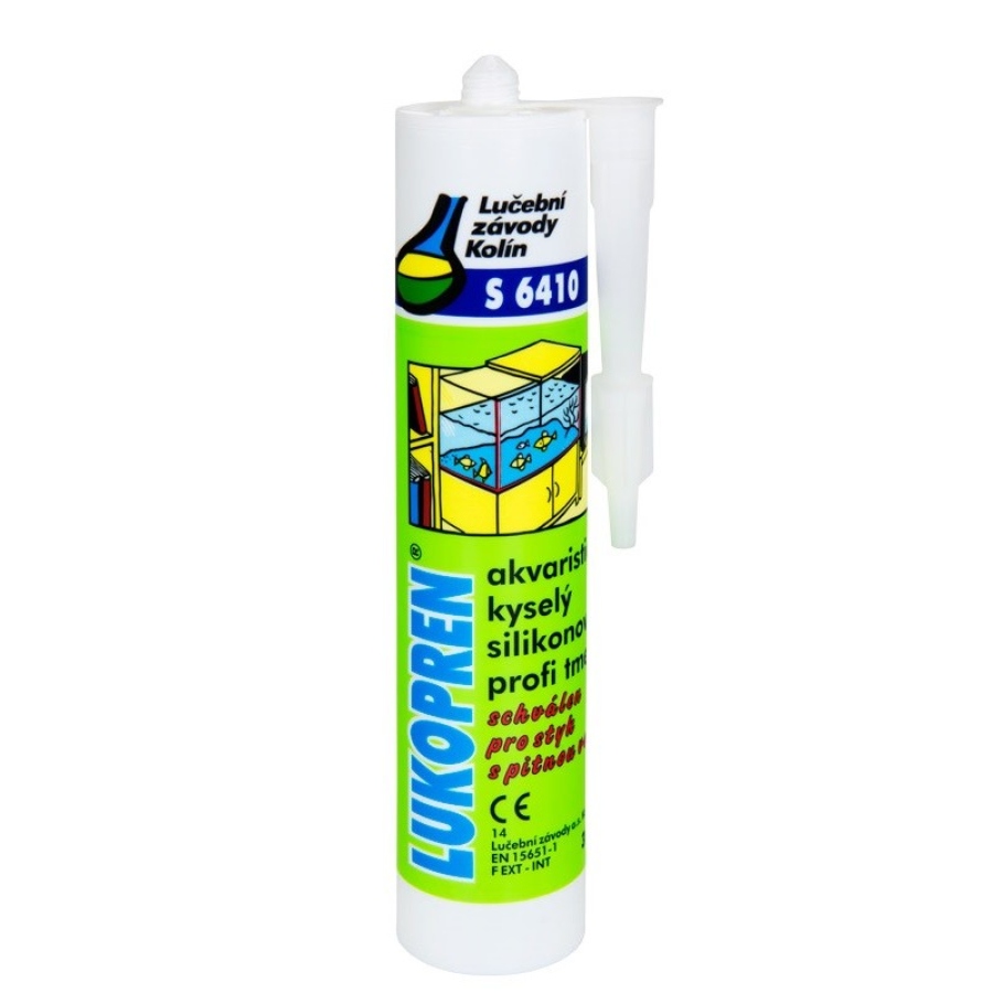Tmel silikonový LUKOPREN S6410 transparentní 310ml