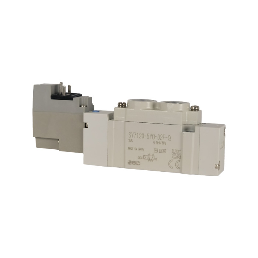 Ventil elektromagnetický 5/2 nepřímo ovládaný 24V/DC