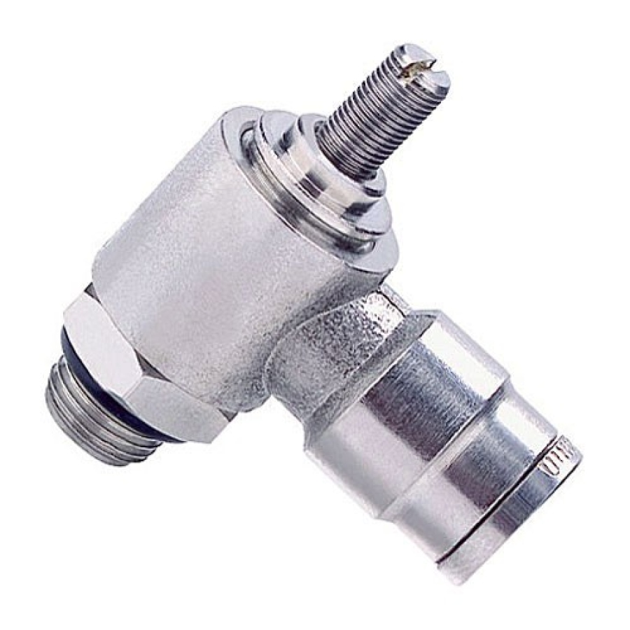 Ventil škrtící drážka kov G1/8x8