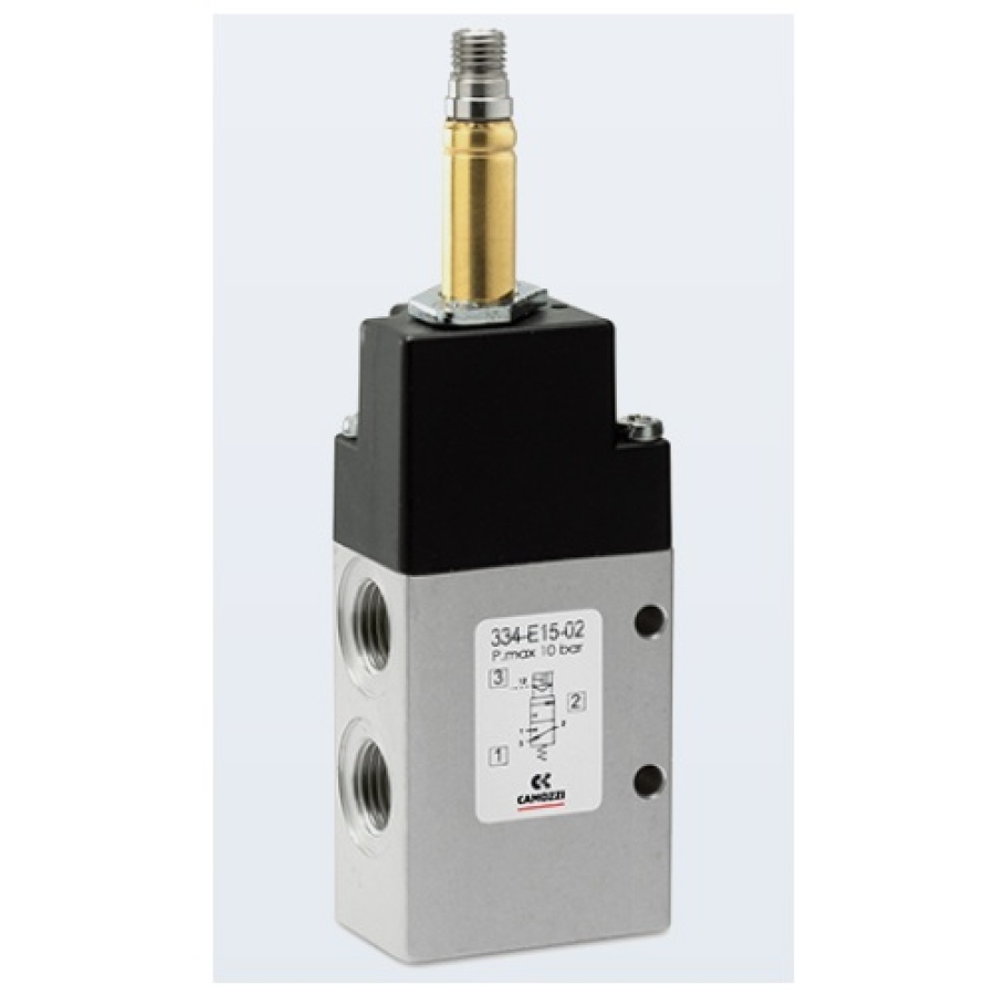 Ventil solenoidový 334-015-02, 3/2 1/4