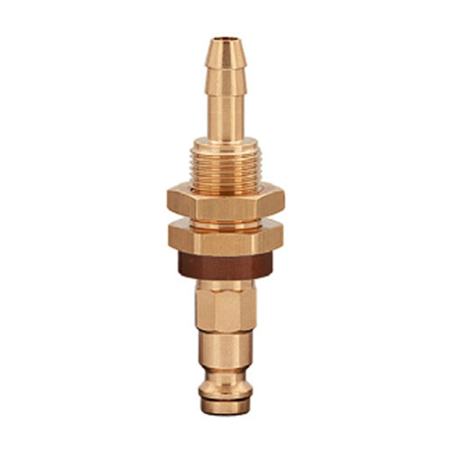Vsuvka Mini DN5 ESMK 6 mm, hnědá, do panelu
