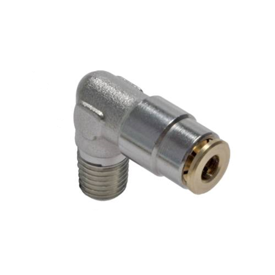 Vysokotlakotlaké úhlové šroubení L M6x1 konický - 4 mm, pozink, 250 bar