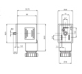 Konektor A12209T3 LED, průhledný, 230V AC-DC