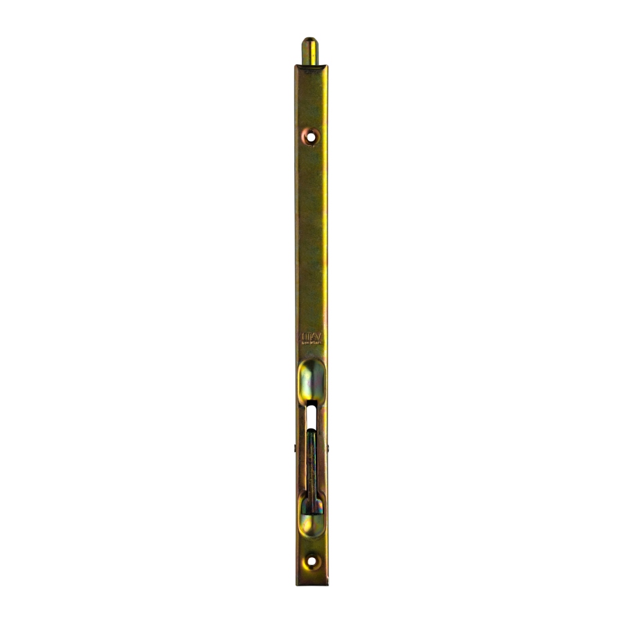 Zástrč dveřní 250 mm žlutý zinek
