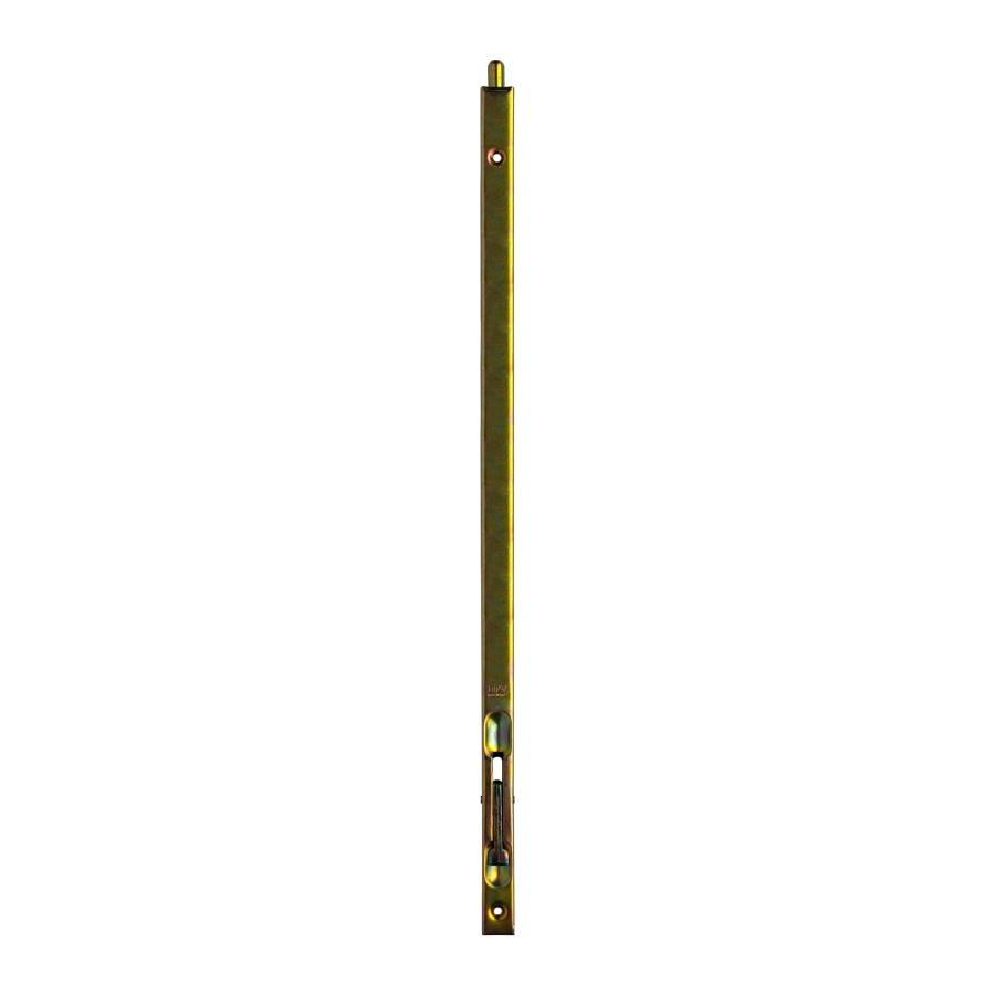 Zástrč dveřní 400 mm žlutý zinek
