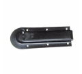 Zástrč lakovaná černá 140 mm