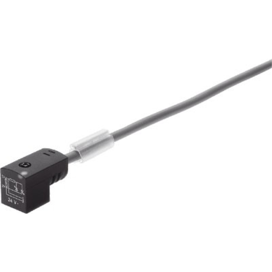 Zásuvka s kabelem KMEB-1-24-2,5-LED